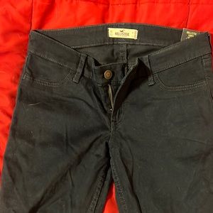 Hollister Super Skinny Navy Twill Pants NWT